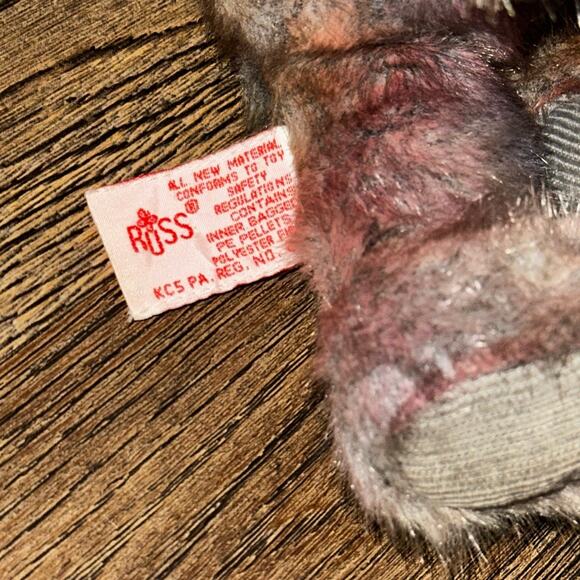 Vtg RUSS Mayberry Colorful Plush Bear 191431 9" - Picture 7 of 10